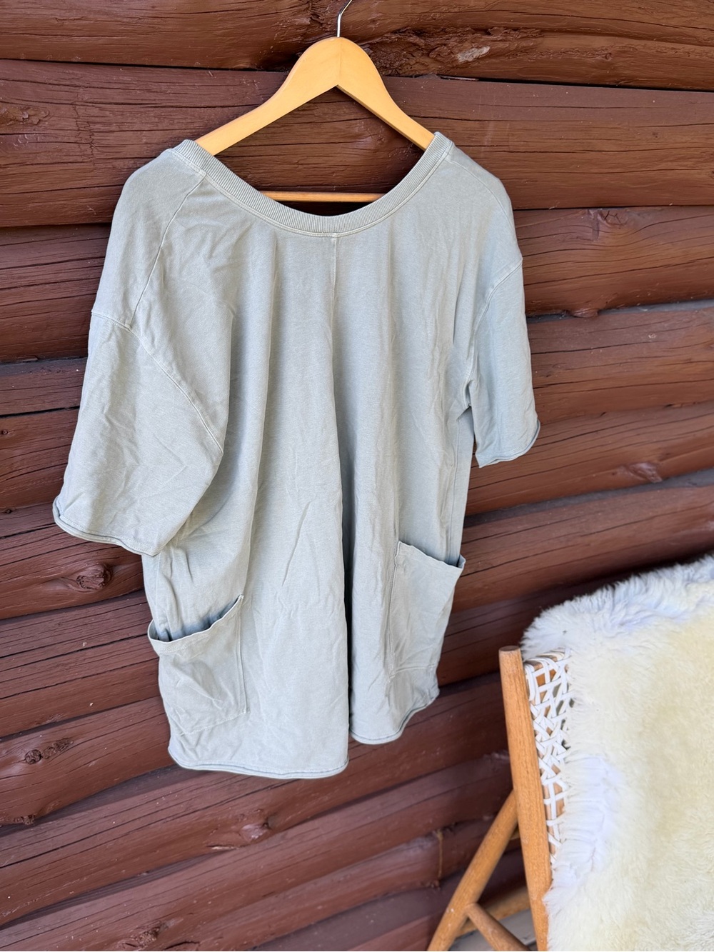 Free People / FP Movement Hot Shot Onesie Romper Sage Green - Medium